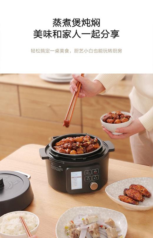 IRIS爱丽丝电压力锅 家用小型智能高压锅 一机多功能 商品图2