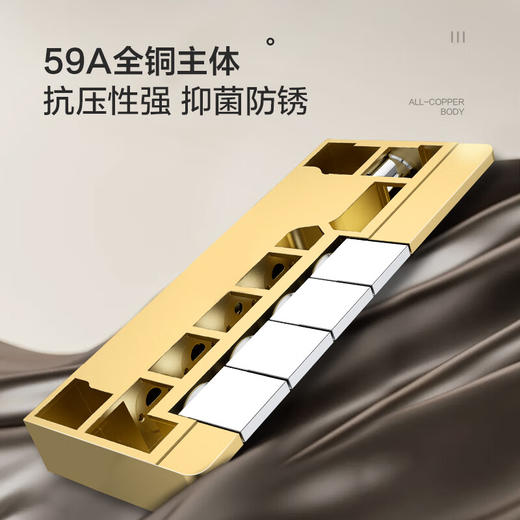 海尔（Haier）花洒套装钢琴按键淋浴器卫生间纯铜洗澡淋浴 SL5430 【钢琴按键富氧淋浴】5430 商品图3