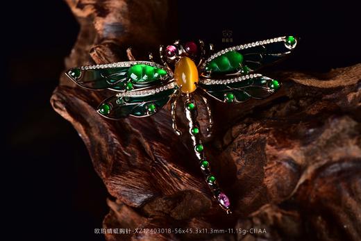 【御风而行】欧珀蜻蜓胸针-XZ12403018 商品图0