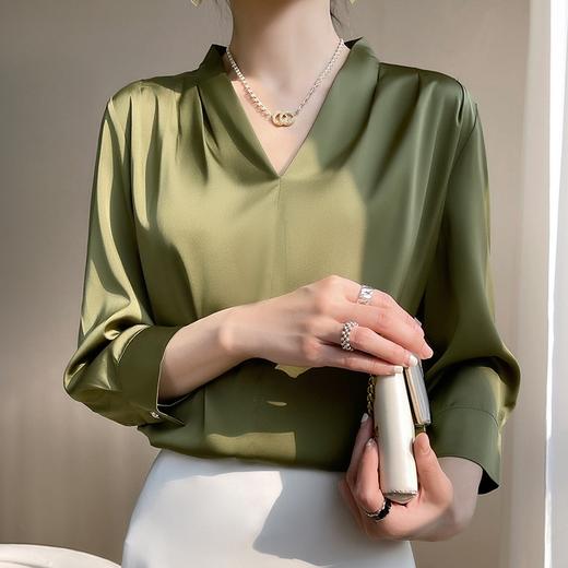 QIUBAN秋板醋酸衬衫/半身裙（自营）| 丝滑绸缎面料、打造高质感穿搭 商品图6