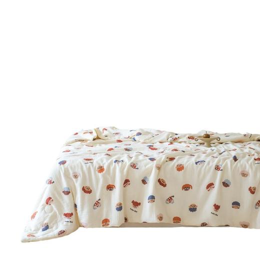 【A类母婴级纯棉】双层皱皱纱夏被 全棉可机洗水洗裸睡床品 夏季空调被 商品图3