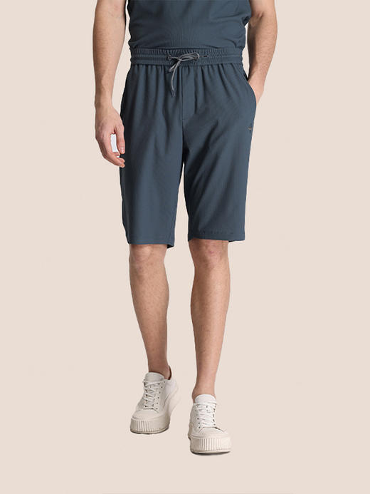 callisto绿色针织面料休闲短裤 STSPW061C 商品图0