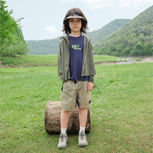 【比纯棉更透气 柔软玉米棉】儿童美式简约印花T恤 PXT2431 商品图1