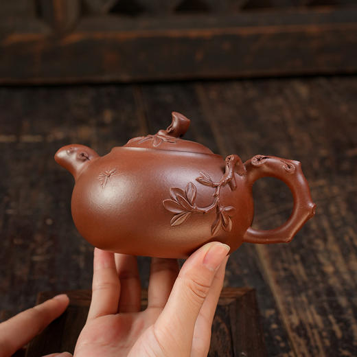 郭琴 全手工满园春色壶 宜兴原矿茶壶紫砂壶功夫茶泡茶壶紫砂茶具仿古 商品图1