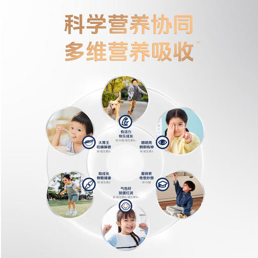 达能严选60袋/营养包   宝宝服用均衡营养微量元素钙铁锌b族  不含蛋白 商品图3