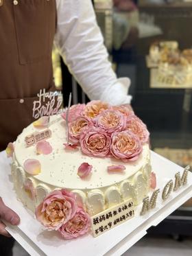 进口卡布鲜花 定制蛋糕 