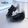 Safiya/索菲娅2024新中式国风厚底粗跟玛丽珍小皮鞋 SF43111406 商品缩略图10