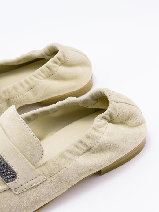 COCO ZONE2024夏季简约一脚蹬百搭单鞋时尚平底乐福鞋CC2B0853 商品图3