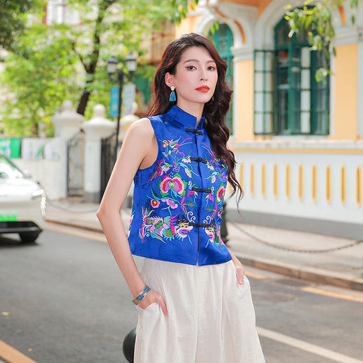 龙腾凤舞马甲 | 杨丽萍老师经典款 |现货加急发 商品图4