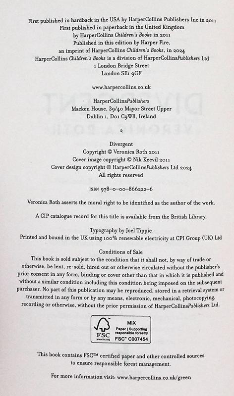 【中商原版】分歧者1 英文原版 Divergent Divergent Book 1 Veronica Roth 维罗妮卡 罗斯 商品图4