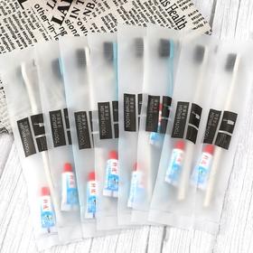 一次性牙刷家用待客居家酒店专用软毛带牙膏套装宾馆洗漱用品