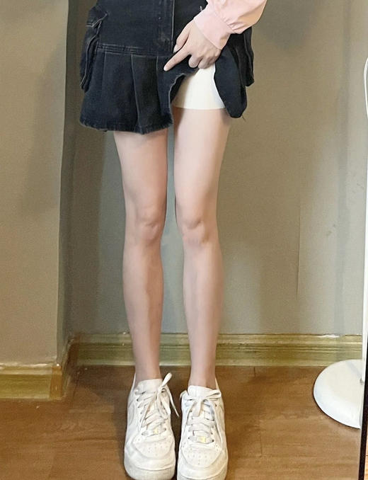 觉袈冰丝无痕安全裤防走光内裤女二合一透气中腰打底平角裤不卷边 商品图10