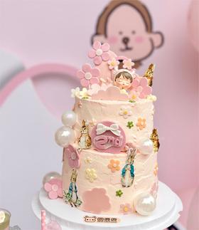 彼得兔粉色主题 双层加高定制