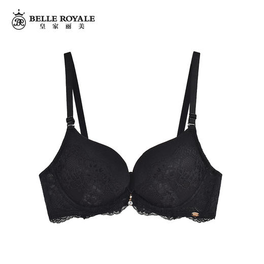 【秒杀品不退不换】皇家丽美透气记忆软钢圈性感蕾丝聚拢文胸WJ902-2 商品图4
