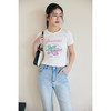 HeyDress草莓印花T恤女夏季圆领修身弹力半袖百搭辣妹短半袖上衣 商品缩略图0