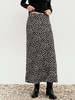 【波点长款鱼尾人丝半裙】25早秋人丝混棉度假休闲风半身裙女7509（货号：24sy7509bq） 商品缩略图2