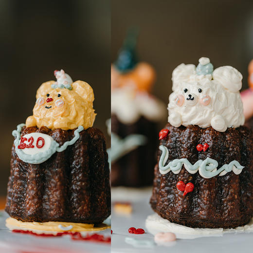 烤爱·生日蛋糕【可露丽系列】·法式的浪漫·天使铜铃·聚会生日节日 甜蜜520情侣 闺蜜款【仅限深圳同城配送】 商品图1