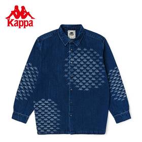 卡帕 Kappa运动时装系列牛仔服男衬衫夹克外套K0B52JJ63G