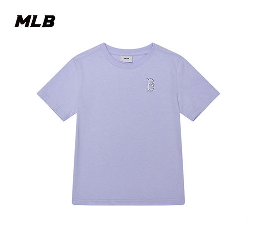 MLB童装夏季Logo印花宽松短袖T桖男童女童青春活力精致7ATS00323 商品图2