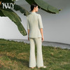 IWY/宽松休闲西装套装绿色2024新款西服七分袖宽松通勤高级女神范C13510+P33510绿色 商品缩略图3