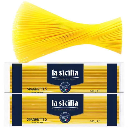 【百】辣西西5#直条形意大利面 500g 商品图0