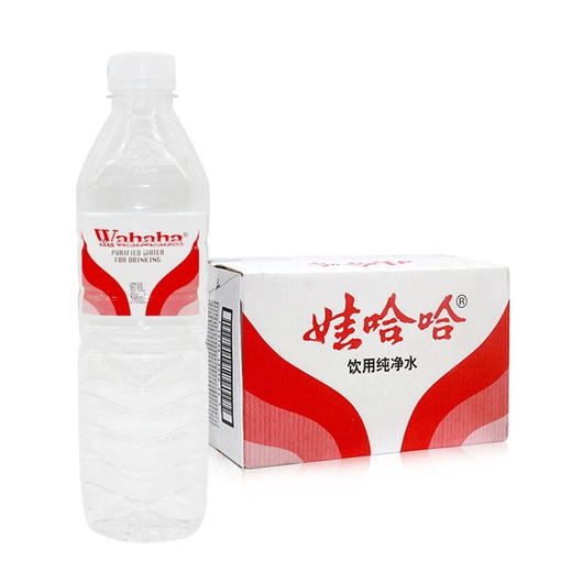 娃哈哈纯净水596ml*24瓶/箱 商品图0