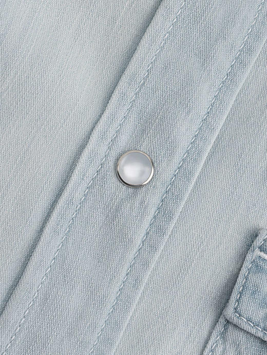 COCO ZONE “海伦衬衫”休闲翻领单排扣衬衫百搭长袖上衣CC1B1241 商品图7