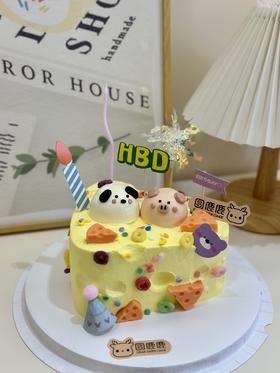 奶霜小动物 奶酪主题定制款 