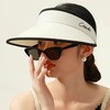 2024新款夏季小香风遮阳帽防紫外线休闲空顶帽女款大帽檐防晒帽子 商品缩略图2