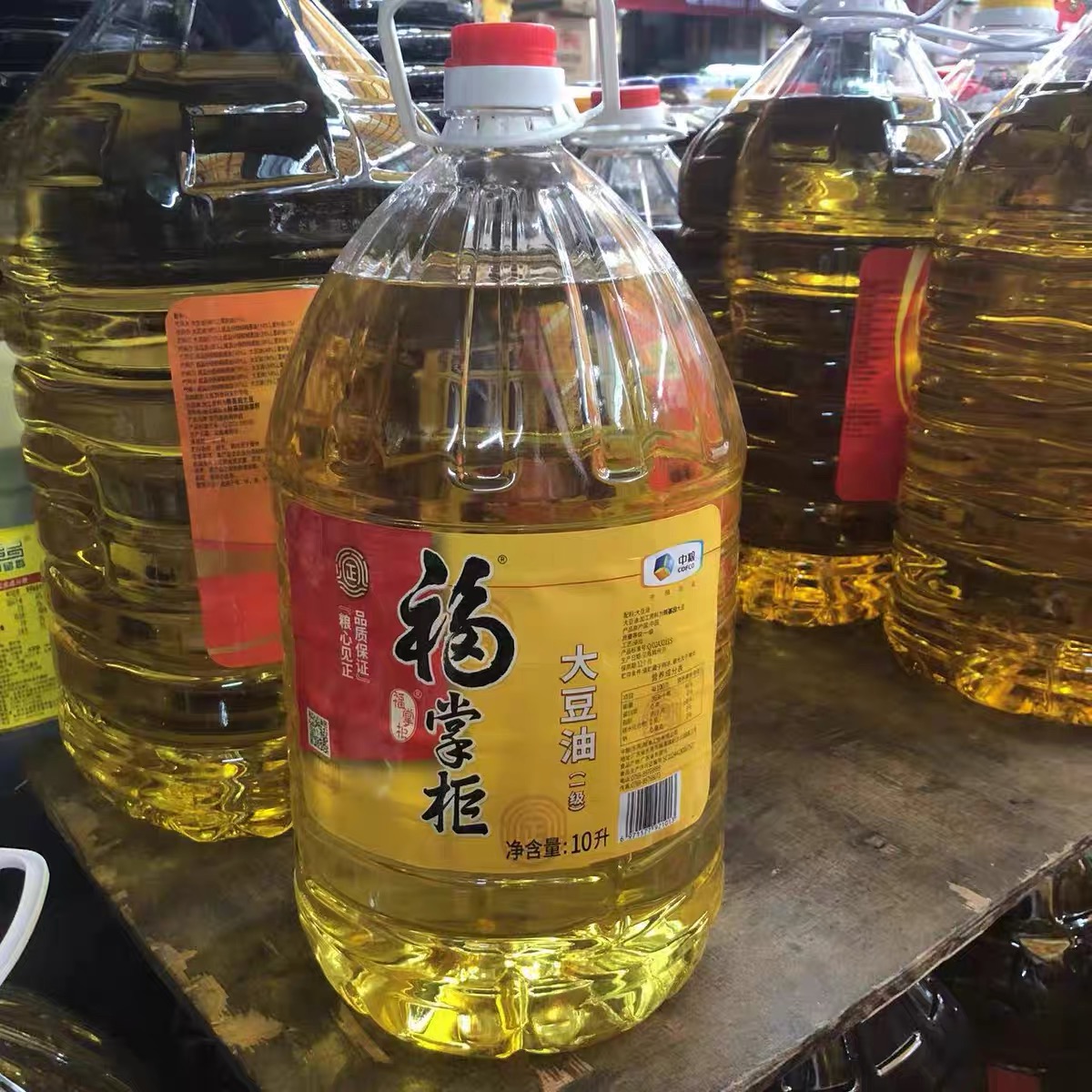 {河池直播}福掌柜 一级大豆油 10L