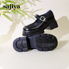 Safiya/索菲娅2024新中式国风厚底粗跟玛丽珍小皮鞋 SF43111406 商品缩略图8