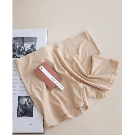 觉袈冰丝无痕安全裤防走光内裤女二合一透气中腰打底平角裤不卷边 商品图3