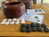 天然玉石围棋：新疆和田玉青玉黑子+金丝玉白子+雕龙红木罐 商品缩略图8
