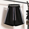 「三款配色！立体显瘦」夏季2024新款运动休闲短裤 女好搭阔腿宽松大码五分裤女中裤ins潮下装 商品缩略图2