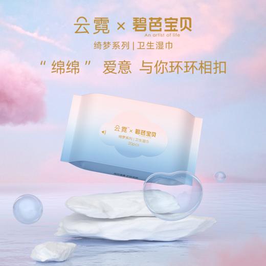 碧芭宝贝 云霓绮梦系列卫生湿巾20抽10包 商品图7