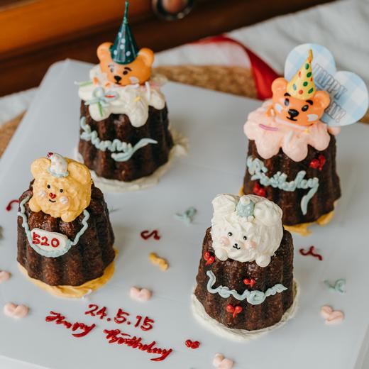 天使铜铃·可露丽Cannelés小蛋糕（4个/组）【需提前24小时预定】 | 烤爱 商品图0