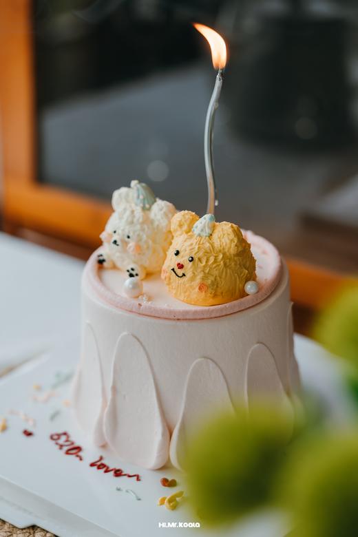 情侣小熊手绘蛋糕（同城配送） | 烤爱 商品图3