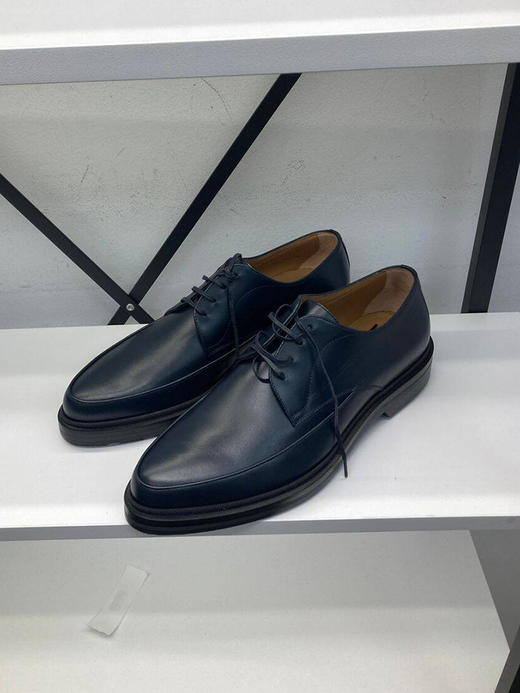 瑕疵HUGO BOSS/胡戈波士 男士商务皮革尖头系带正装皮鞋(boss鞋盒尺码错误) 商品图0