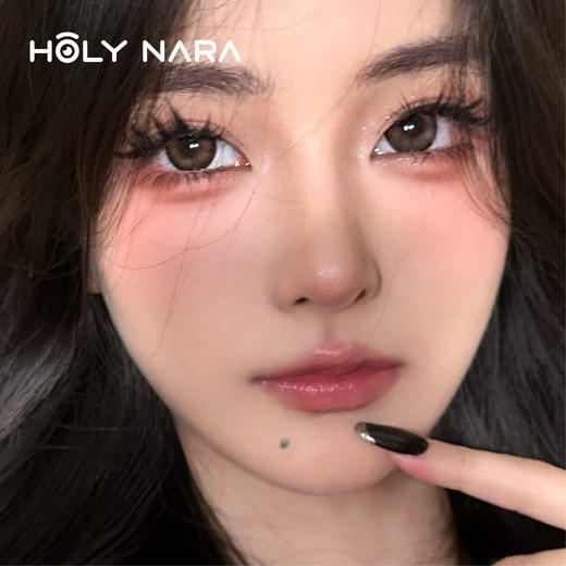 【日抛】Holy Nara 9度冰糖 棕/蓝 直径：14.5mm  含水量42%（日抛10片/盒 不同度数请拍两盒） 商品图2