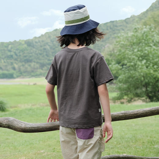 【比纯棉更透气 柔软玉米棉】儿童彩色字母印花T恤 PXT2430 商品图4