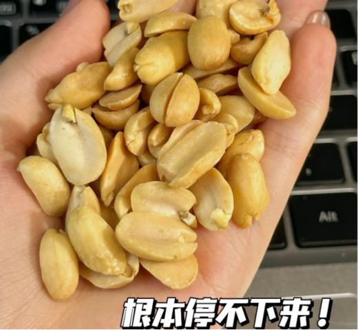 🌺【泓花会威海去皮大花生仁6袋】✅非油炸+离心技术，💜脱去了多余油脂，表面干爽 ✅ 欧盟出口品质，甄选优质花生 商品图3