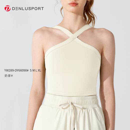 新中式挂脖复古型运动文胸 高弹软糯 更亲肤DY66098 商品图10