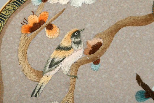 蜀绣双面宫扇-喜上眉梢 商品图4