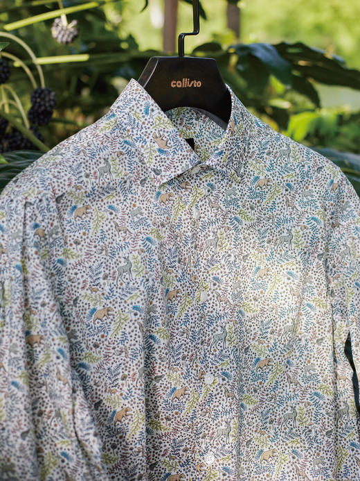 callisto高定菲尔德山森林印花衬衫 商品图0