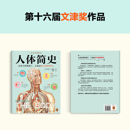 人体简史（全彩插图版）樊登罗振宇推荐！文津奖获奖作！万物简史作者全新力作！你的人体百科全书！脑洞大开的冷知识！趣味科普([英]比尔·布莱森；读客文化 出品) 商品图3