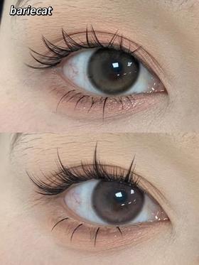 bariecat 日抛 小椰青&小树莓 棕褐/粉紫 14.2mm 美瞳一盒十片装 奶呼呼清透眼 日抛无售后