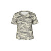 NUTH 复古迷彩印花烫钻修身短袖t恤上衣女 商品缩略图5