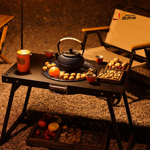 【精选】悠拓者碳钢防锈围炉烧烤桌炉 商品图3