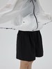 步履不停/4B45035C/休闲运动防蚊速干黑色松紧腰短裤 商品缩略图3