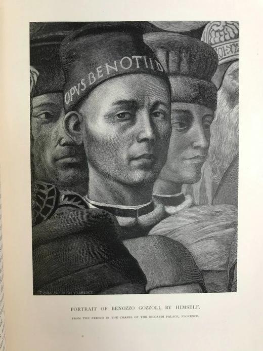 1892年 古老意大利艺术大师们 近百幅插图 漆布精装大16开 商品图6